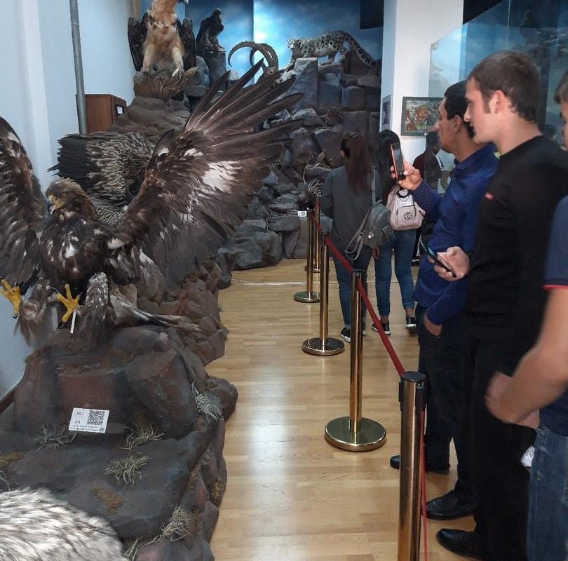 Студенты  колледжа  в  музее